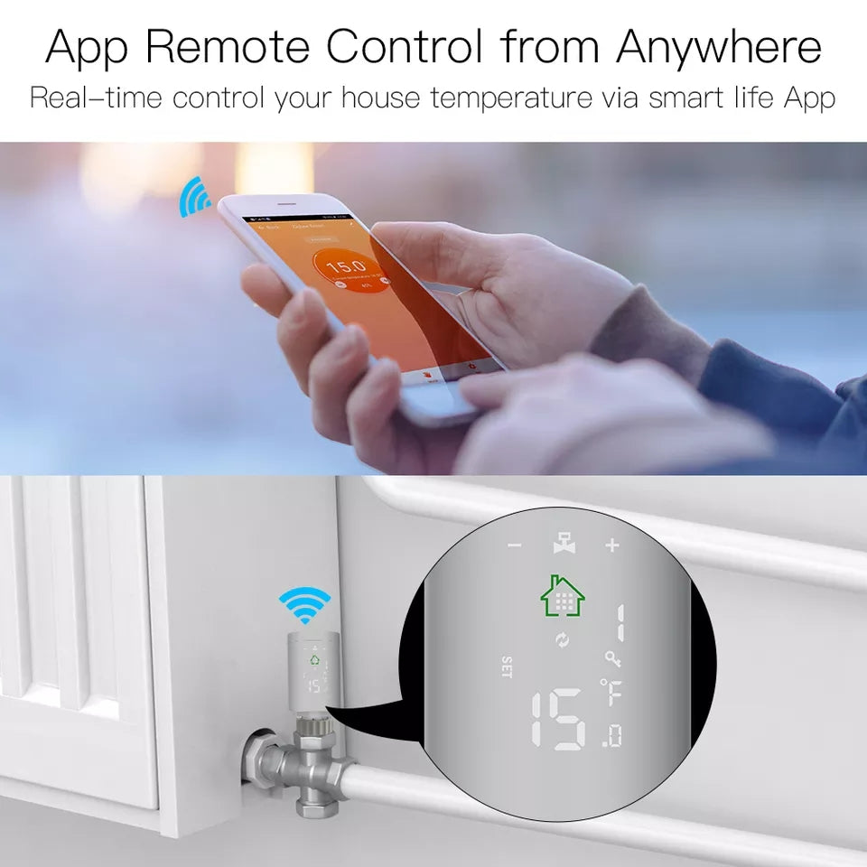 Valvola termostatica per termosifoni wifi con hub wireless