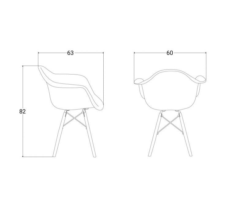 Set 4 poltroncine patchwork toni caldi