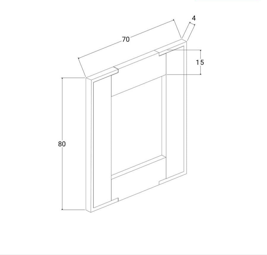 Mobile bagno 140 cm con piano in legno 8 cm